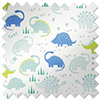 Dino Geo, Jurassic Greens - Roller Blind